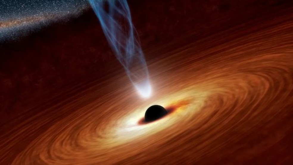 Buracos negros — Foto: REUTERS/NASA/JPL/CALTECH
