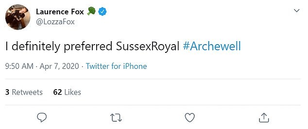 Meghan Markle e Príncipe Harry são criticados após lançamento da organização Archewell (Foto: Twitter)