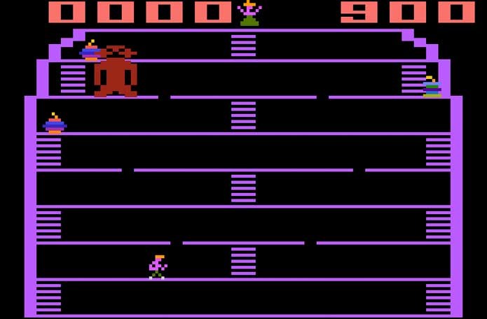 King Kong imitava mal o Donkey Kong (Foto: Reprodução/Atari Archives)