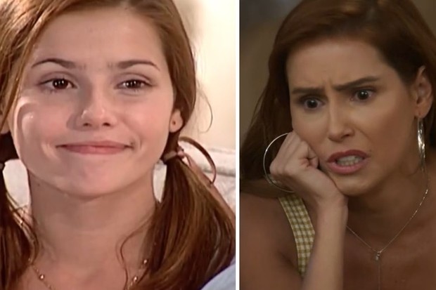 Deborah Secco avalia que Iris, de Laços de Família (Globo, 2000), e Alexia (Globo, 2020), tinham energias parecidas (Foto: Reprodução/TV Globo)