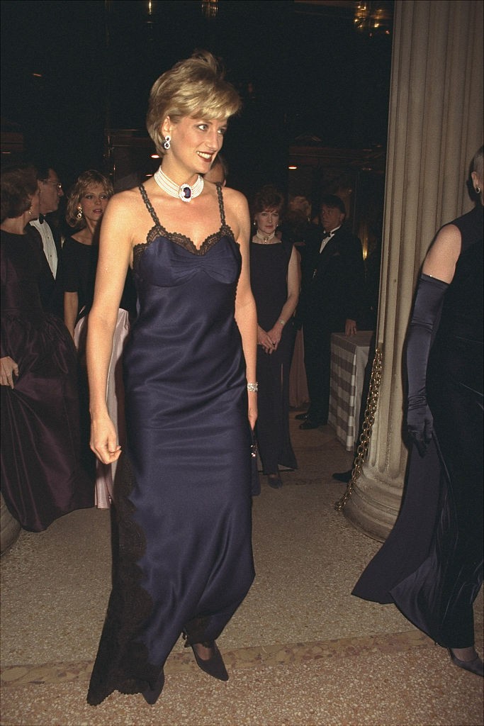 Princesa Diana no MET Gala em 1996 (Foto: Getty Imagens)
