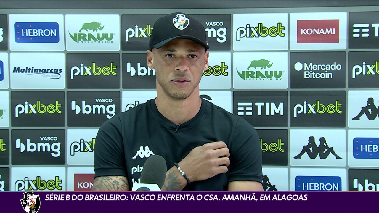 Série B do Brasileiro: Vasco enfrenta o CSA, nesta quinta, em Alagoas