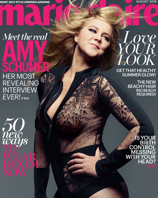 Amy Schumer na capa de julho da Marie Claire US (Foto: Divulgação)