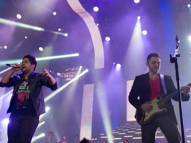 Dupla Jorge e Mateus canta no principal palco da Festa do Peão de Barretos 2012 (Foto: Flavio Moraes/G1)
