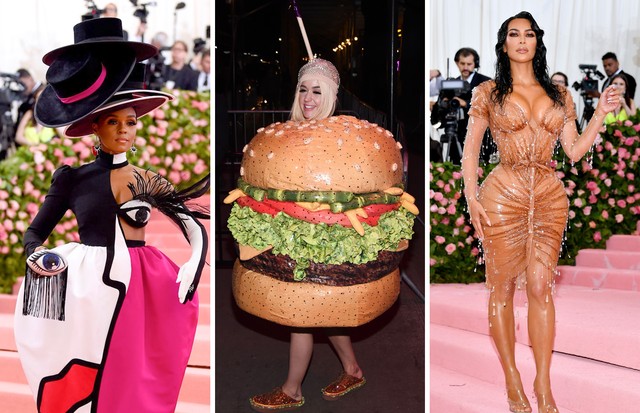 Janelle Monáe, Katy Perry e Kim Kardashian (Foto: Getty Images)