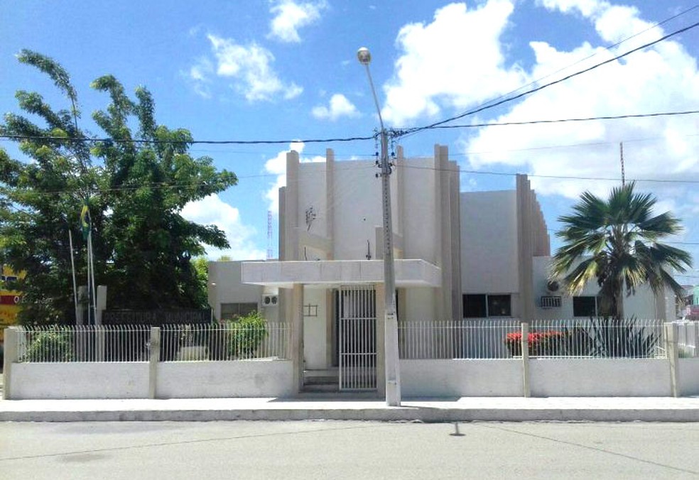 Sede da Prefeitura de Areia Branca: município é um dos que é gerido por uma mulher no RN — Foto: Divulgação/Site da prefeitura de Areia Branca