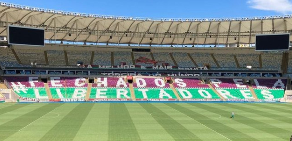 Fluminense Divulga Mosaico Da Torcida Para Ultima Rodada Fechados Pela Libertadores Fluminense Ge