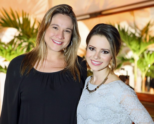Fernanda Gentil tietou Sandy mais uma vez nos bastidores do SuperStar (Foto: Isabella Pinheiro / TV Globo)