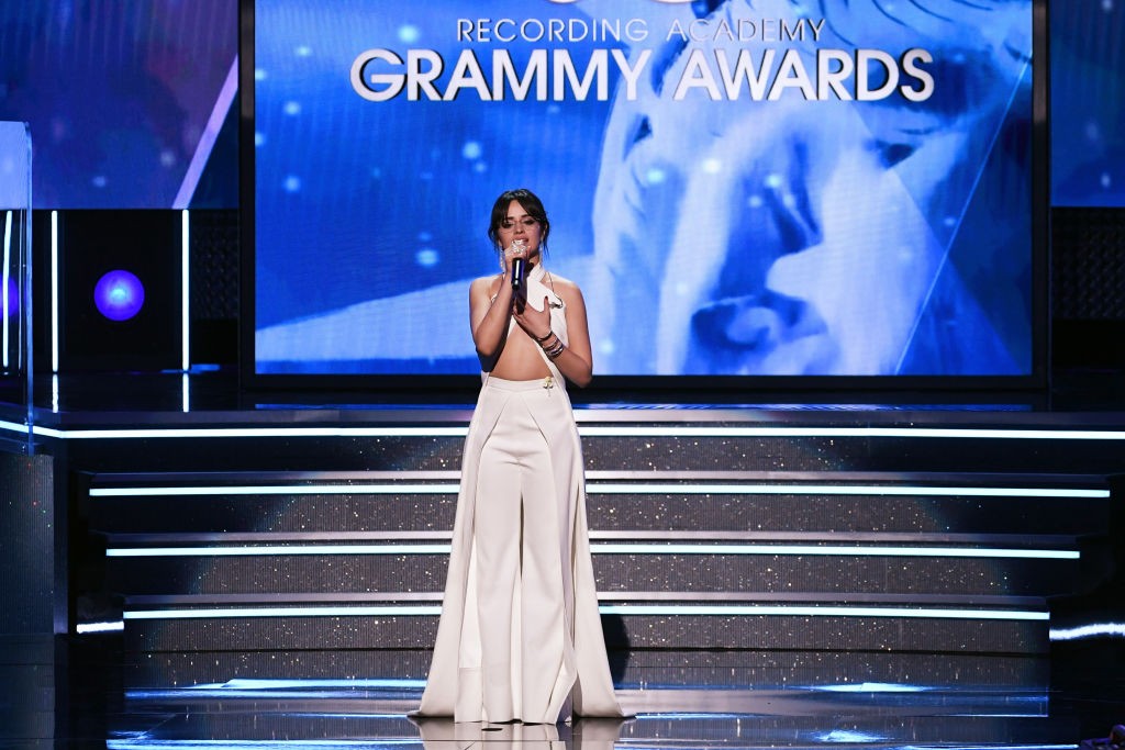 Camila no palco (Foto: Getty Images)