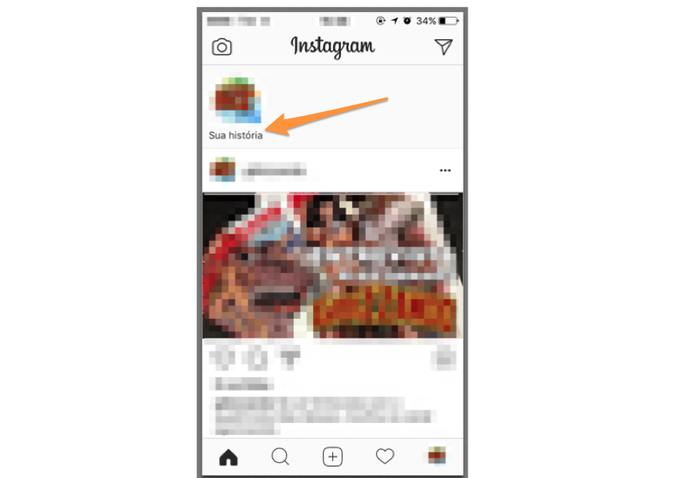 Como fixar stickers em vídeos do Instagram Stories (Foto: Reprodução/Felipe Vinha)