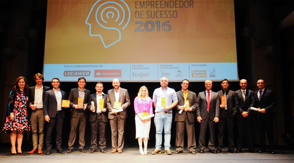 Vencedores do Prêmio Empreendedor de Sucesso 2016 (Foto: Rafael Jota)