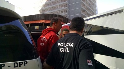 Carlos Luna, goleiro detido por suspeita de manipulação de resultados (Foto: Leonardo Lourenço)