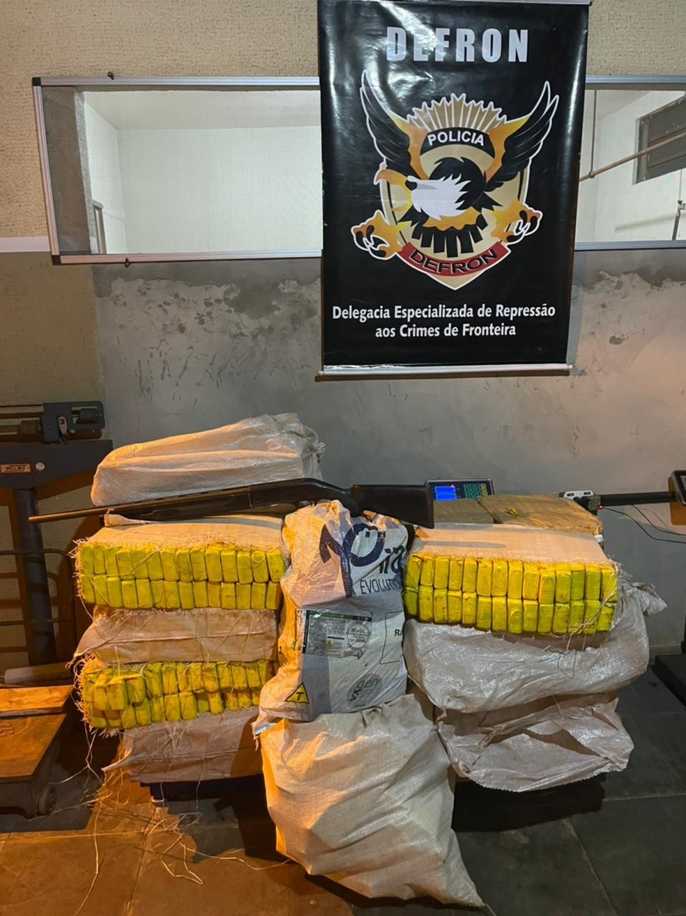 Investigação esteve em dois imóveis e apreendeu grande quantidade de droga  — Foto: Polícia Civil/Divulgação