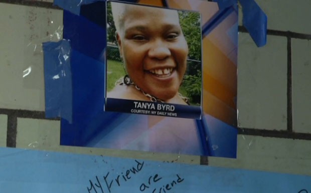 Partes do corpo de Tanya Byrd foram encontrados em sacos (Foto: Reprodução)