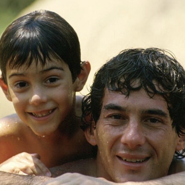 Bruno Senna e o tio, Ayrton (Foto: Reprodução/Instagram)