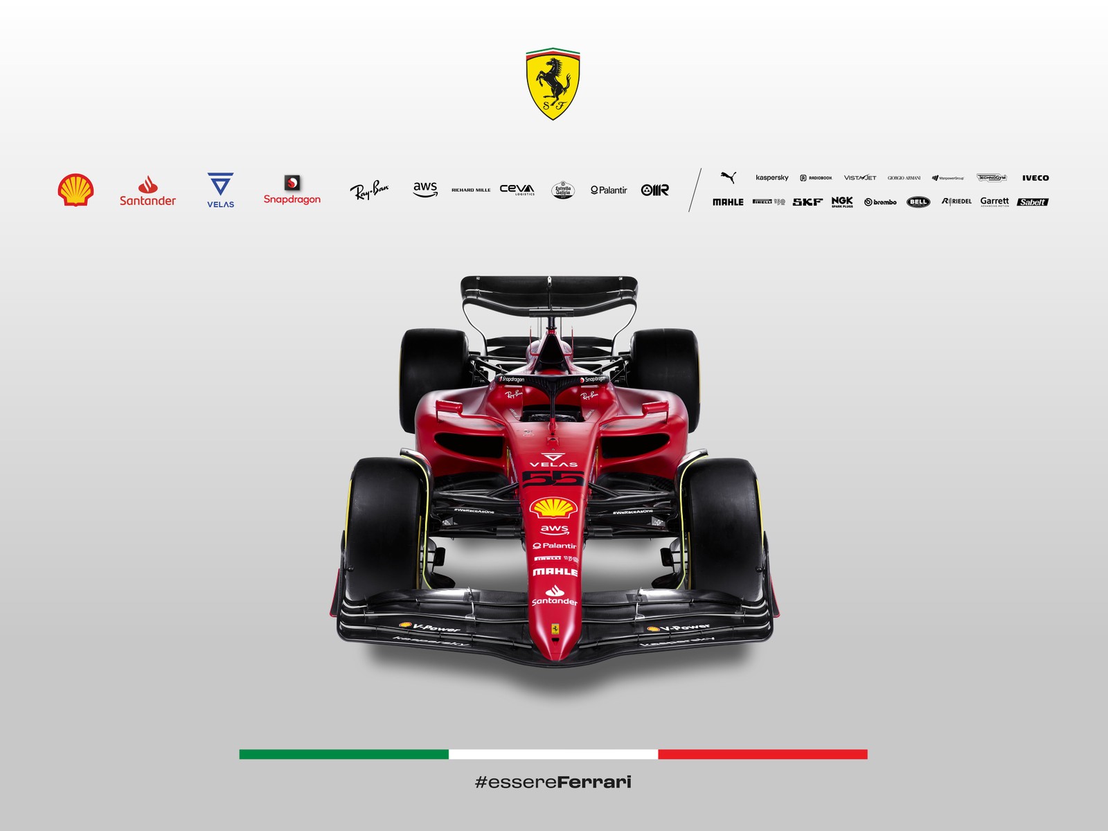 Detalhes da Ferrari 2022Divulgação