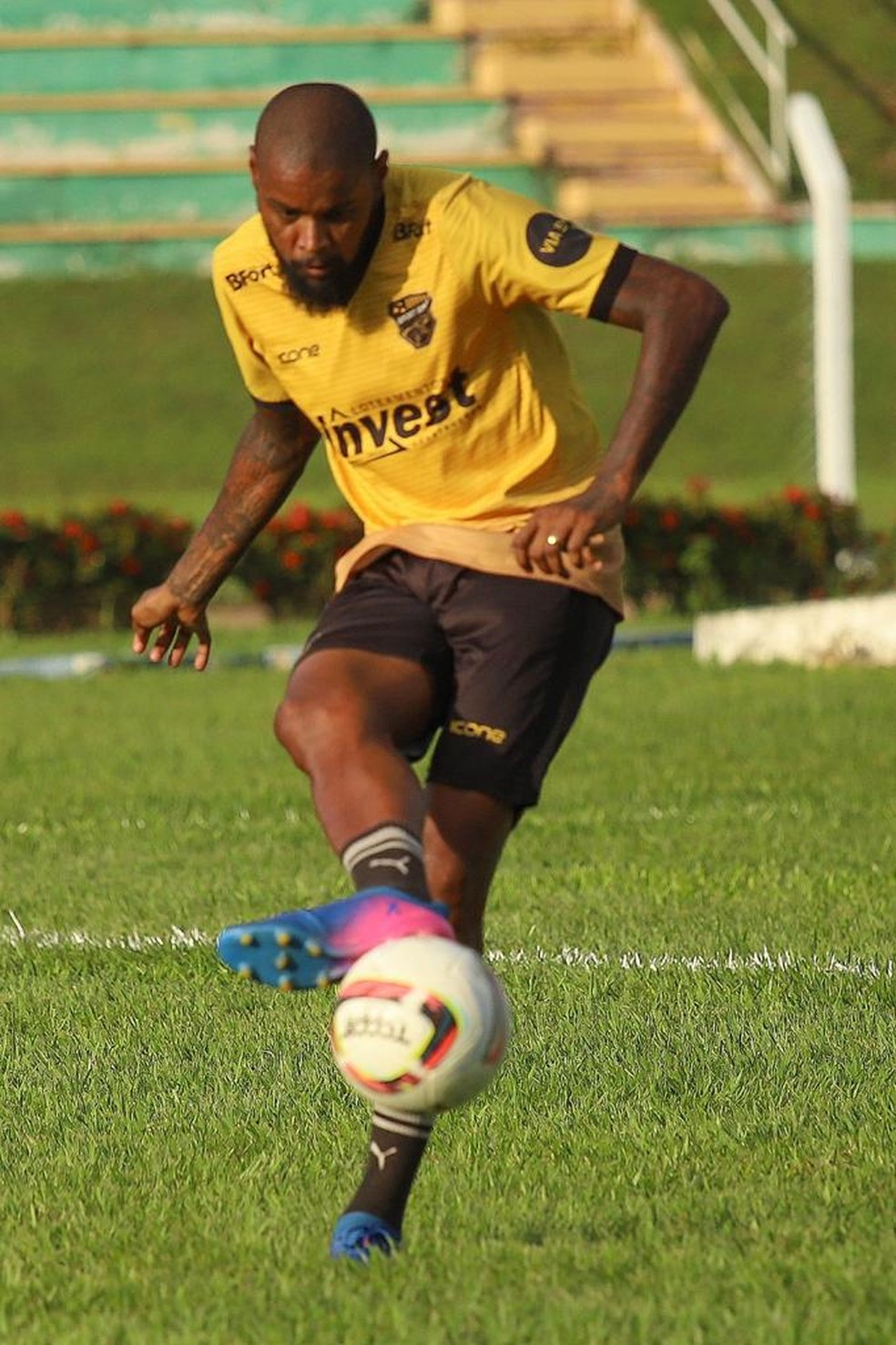 Tayron, zagueiro do Sport Sinop — Foto: Ademir Junior/Divulgação