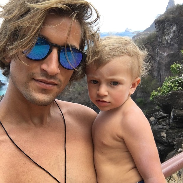 Hermann Nicoli e o filho, Anacã (Foto: reprodução/instagram)