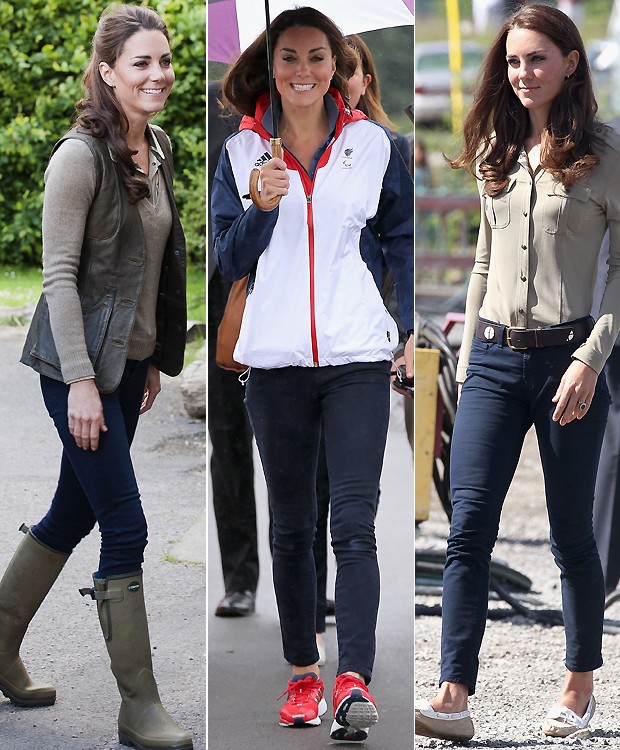 Fã de skinny jeans: Kate Middleton só usa o modelo mais justinho (Foto: Getty Images)