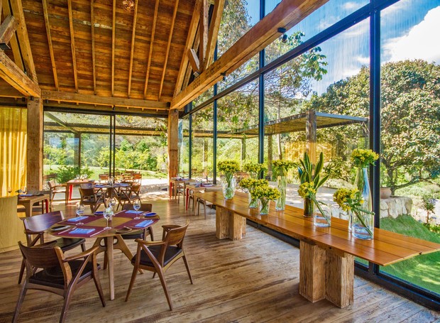 Comandado pelo chef Gabriel Broide, o restaurante Mina é uma atração à parte do Six Senses Botanique (Foto: Divulgação)