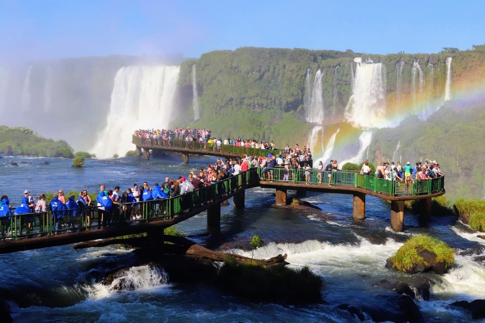Secretaria de turismo espera receber 2 milhões de visitantes nas Cataratas em 2019 — Foto: Christian Rizzi/Parque Nacional
