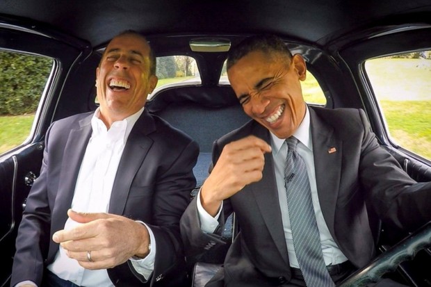 Jerry Seinfeld e Barack Obama (Foto: Divulgação)