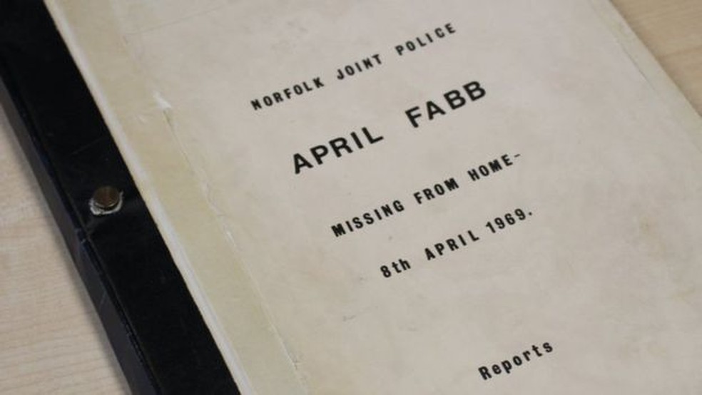 A polícia soube de partida que April não havia fugido — Foto: NORFOLK CONSTABULARY