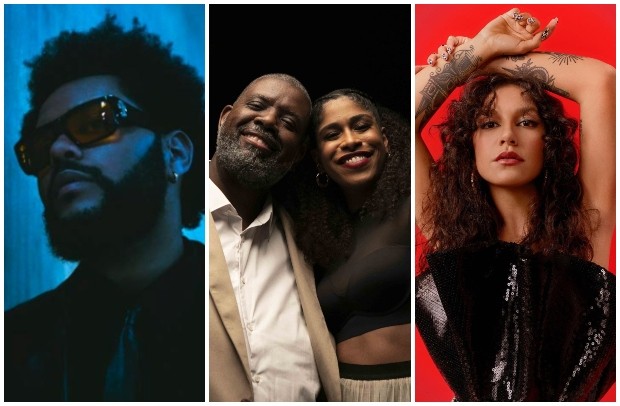 The Weeknd, Drik Barbosa e Péricles, Priscilla Alcântara lançam novidades na música (Foto: Reprodução/Lana Pinho/João Arraes)