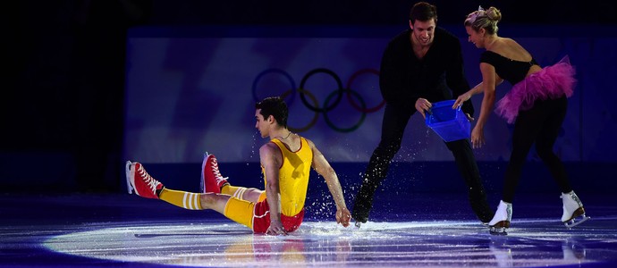 patinação javier fernandez sochi  (Foto: AFP)