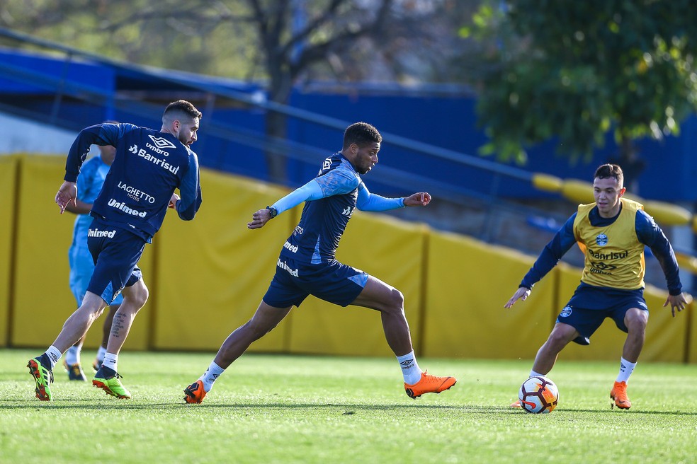 André já foi garantido por Renato no time (Foto: Lucas Uebel / Grêmio, DVG)