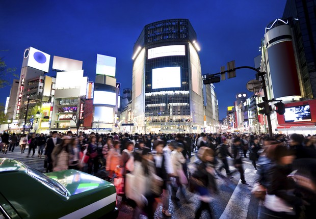 Tóquio ; PIB do Japão ; população do Japão ; natalidade no Japão ; economia do Japão ; (Foto: AFP/Getty Images)
