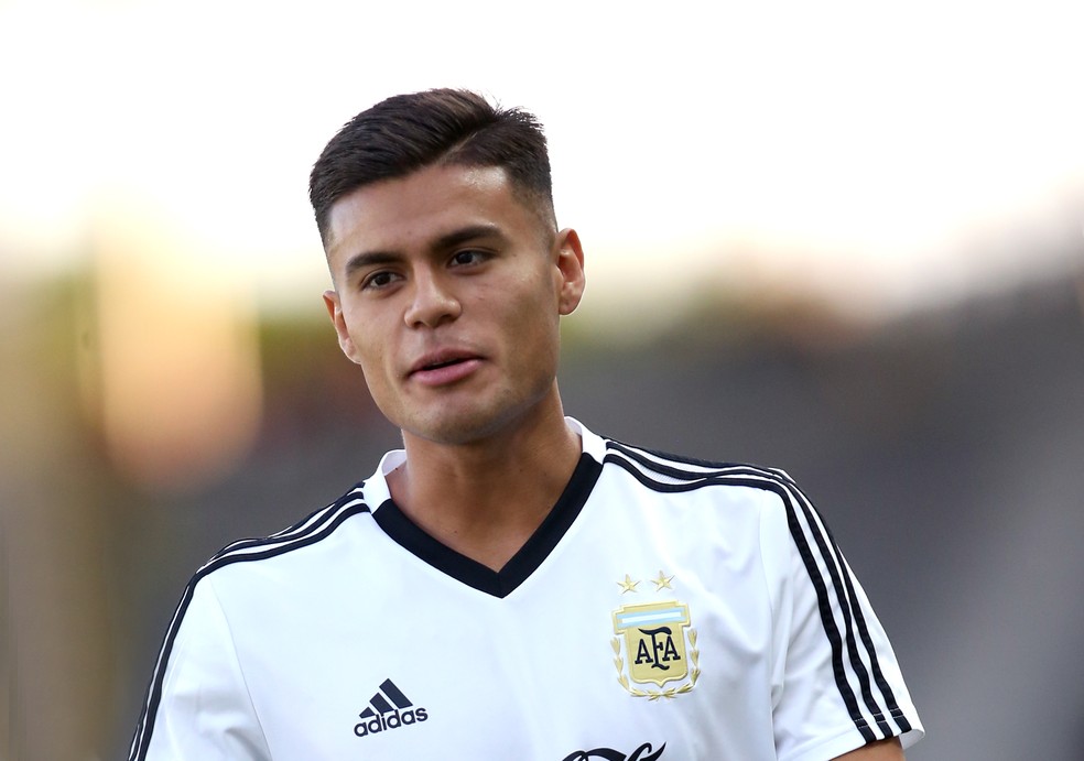 Fausto Vera, novo reforço do Corinthians, tem passagem por seleções de base — Foto: MB Media/Getty Images