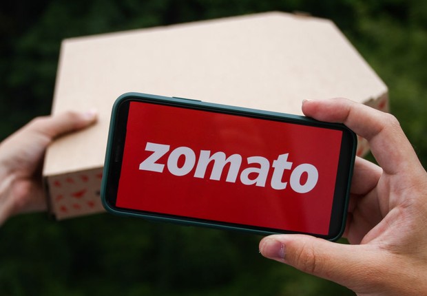 Zomato obtém avaliação de até US$8 bi em IPO (Foto:  NurPhoto/Getty Images)