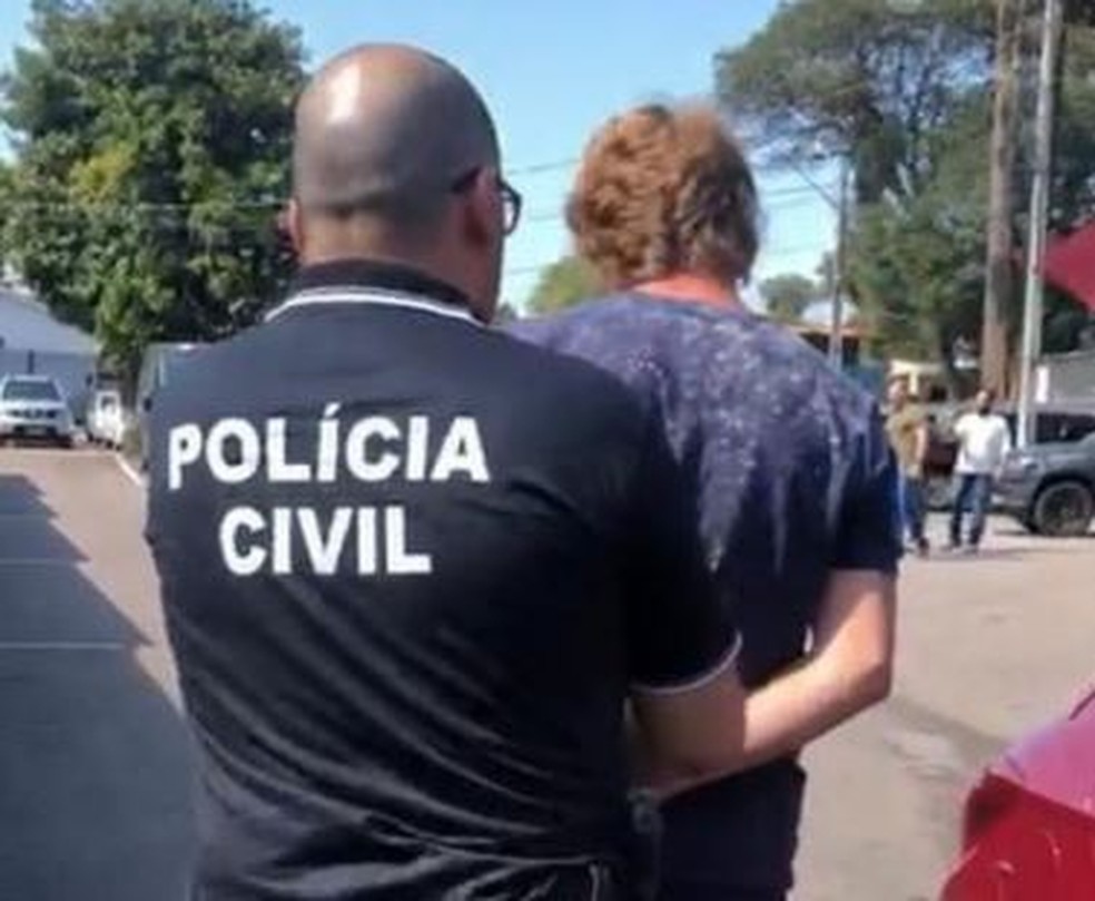 Empresário, de 48 anos, foi preso na sexta-feira (4) no Paraná — Foto: Divulgação/Polícia Civil