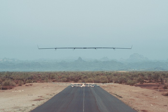 Drone Aquila, do Facebook, tem envergadura de avião comercial (Foto: Divulgação/Facebook)