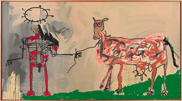 O campo próximo a outra estrada, de 1981. A obra estará na exposição do CCBB (Foto: © The Estate of Jean-Michel Basquiat. Licensed by Artestar, New York)