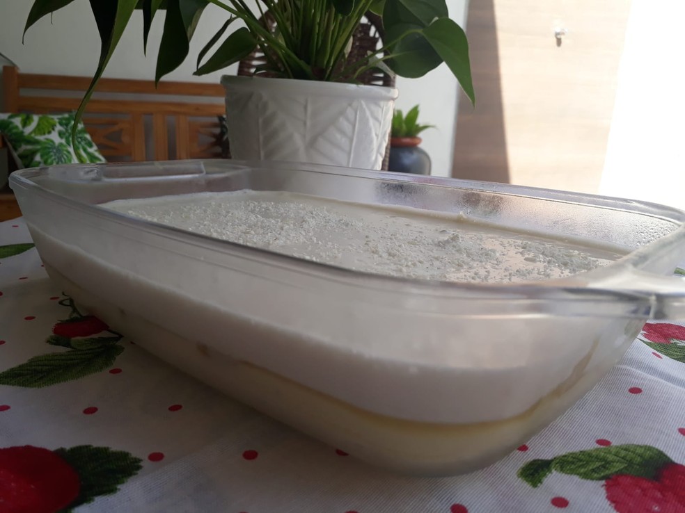 Gelado de Abacaxi é opção prática e saborosa para a sobremesa de domingo — Foto: TV Fronteira