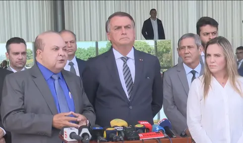 Reeleito no DF, Ibaneis declara apoio a Bolsonaro 