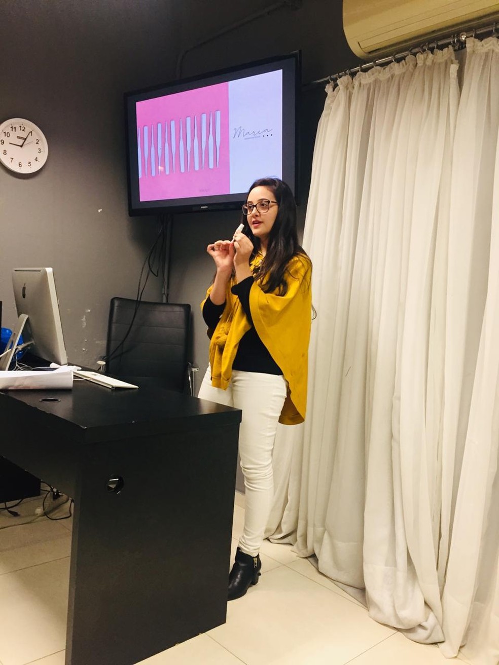 Rafaella desenvolveu projeto de absorvente íntimo sustenstável para moradoras de rua — Foto: Rodrigo Brenner/Arquivo pessoal