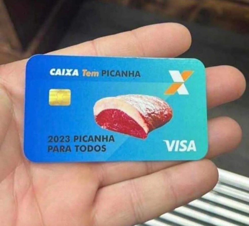 Falsa "bolsa picanha" engana moradores no município de Oeiras — Foto: Reprodução 