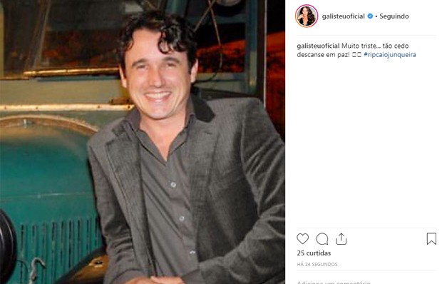 Adriane Galisteu lamenta a morte de Caio Junqueira (Foto: Reprodução/Instagram)