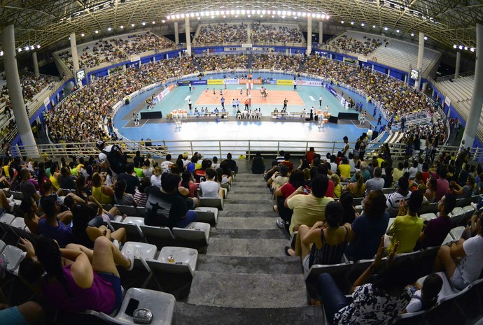 Arena Amadeu Teixeira Praia Clube e São Caetano (Foto: Antônio Lima/Sejel)