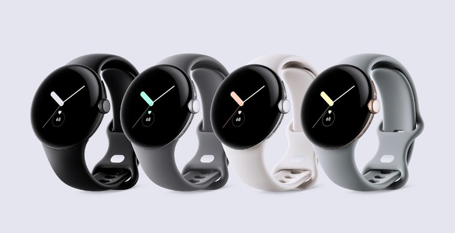 O novo Google Pixel Watch, que tem mostrador redondo e se assemelha mais a um relógio tradicional