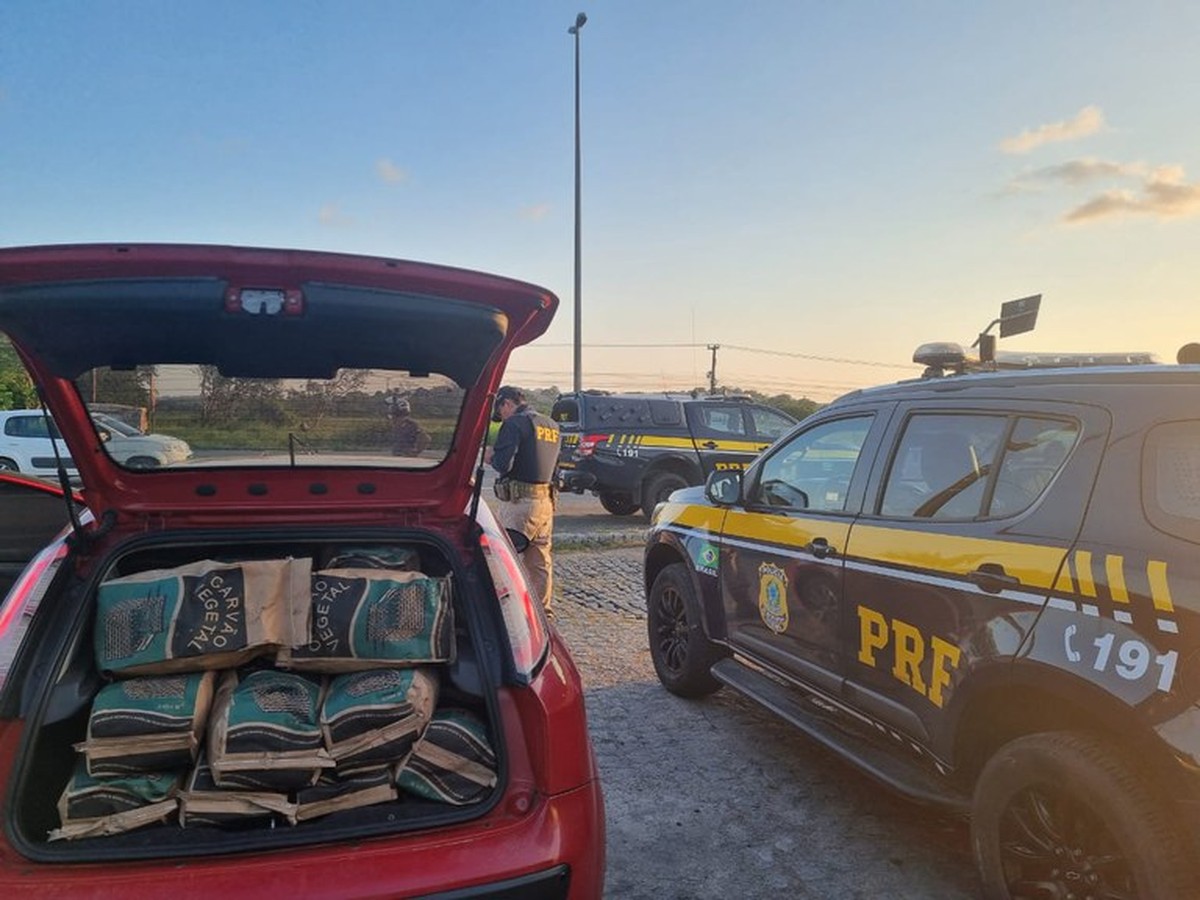PRF apreende carga de carvão na BR235 em Nossa Senhora do Socorro