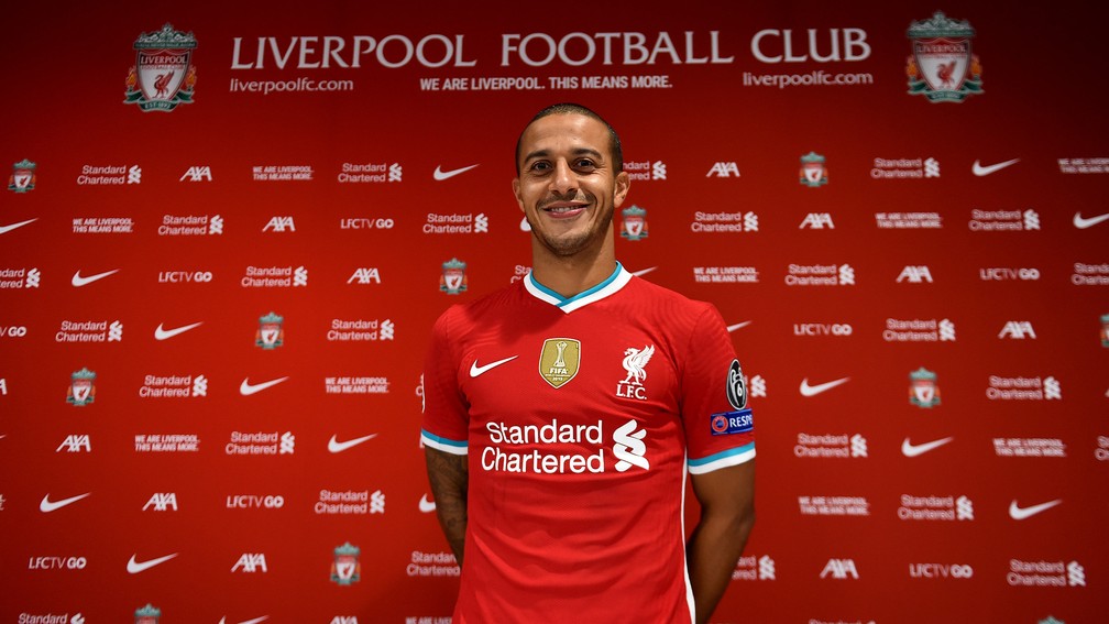 Liverpool anuncia a contratação de Thiago Alcântara, ex-Bayern