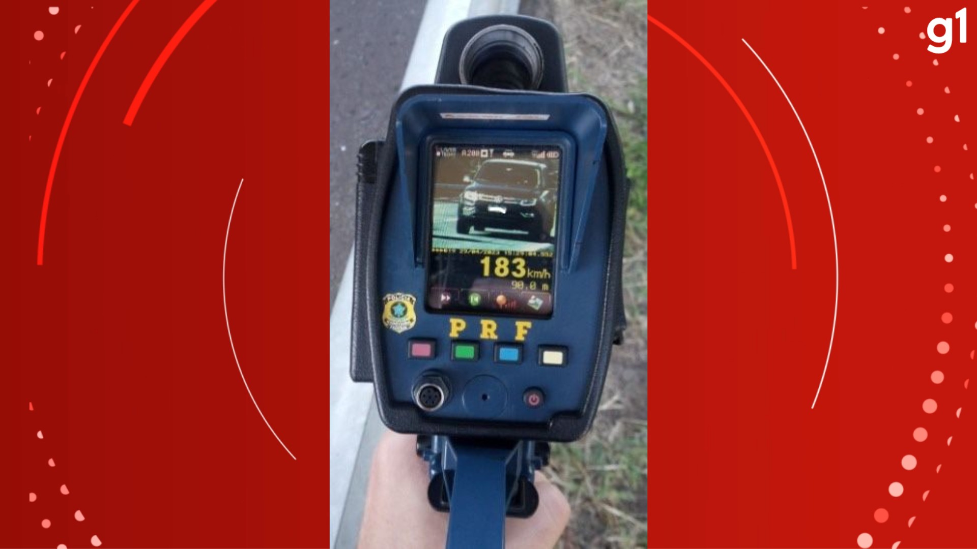Carro é flagrado a 183 km/h na BR-290; rodovias federais do RS têm 2,6 mil casos de excesso de velocidade no feriado
