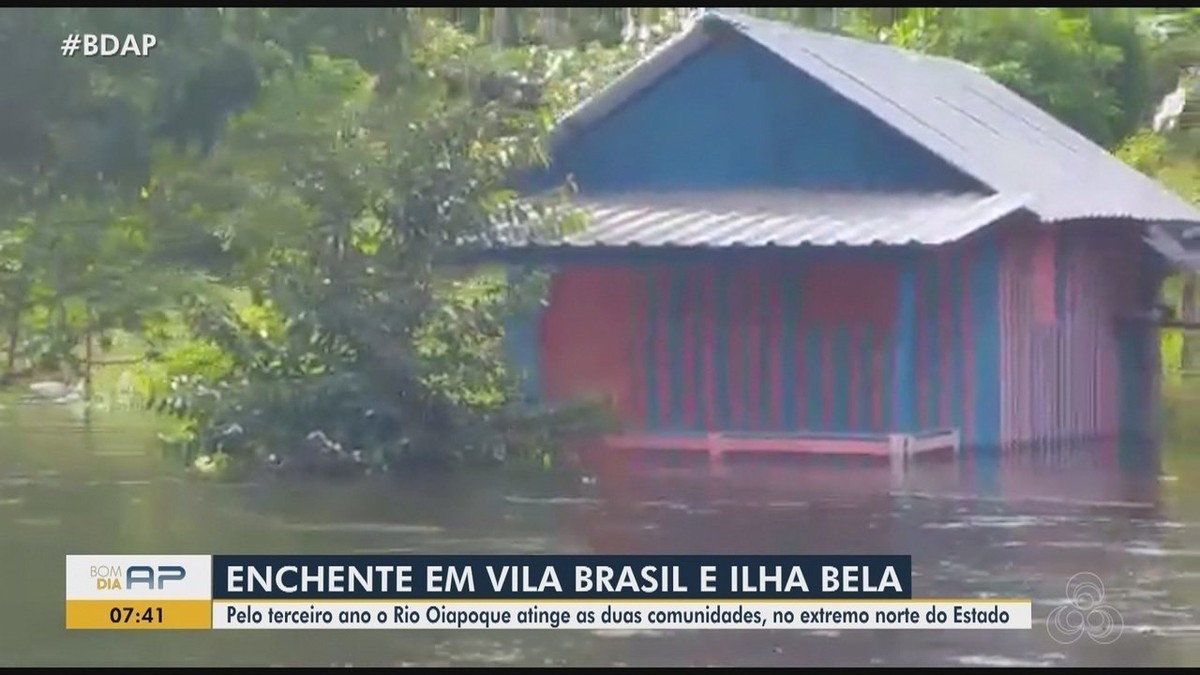 L’inondation de la rivière Oiapoque touche 200 familles à la frontière entre le Brésil et la Guyane française |  amapá