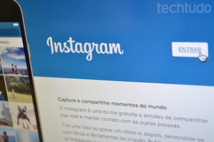 Instagram, computador (Foto: Melissa Cruz / TechTudo)