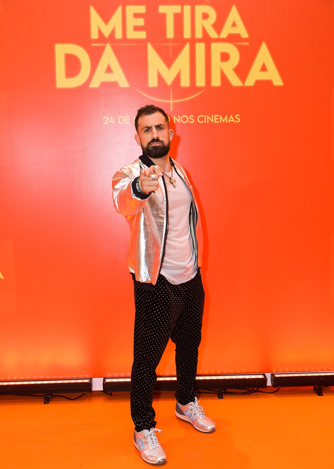 Kaysar Dadour na pré-estreia do filme Me Tira da Mira (Foto: Manuela Scarpa/Brazil News)