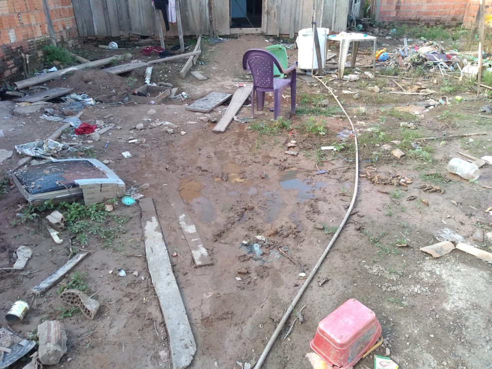 Quatro crianças são resgatadas de situação de abandono em casa no Pará. — Foto: Polícia Civil / Pará